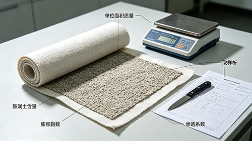 膨潤土防水毯 “單位面積質量” 不是越重越好